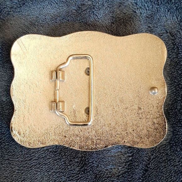 Crucifix Cross Jeweled Silver Belt Buckle NEW - Picture 4 of 7